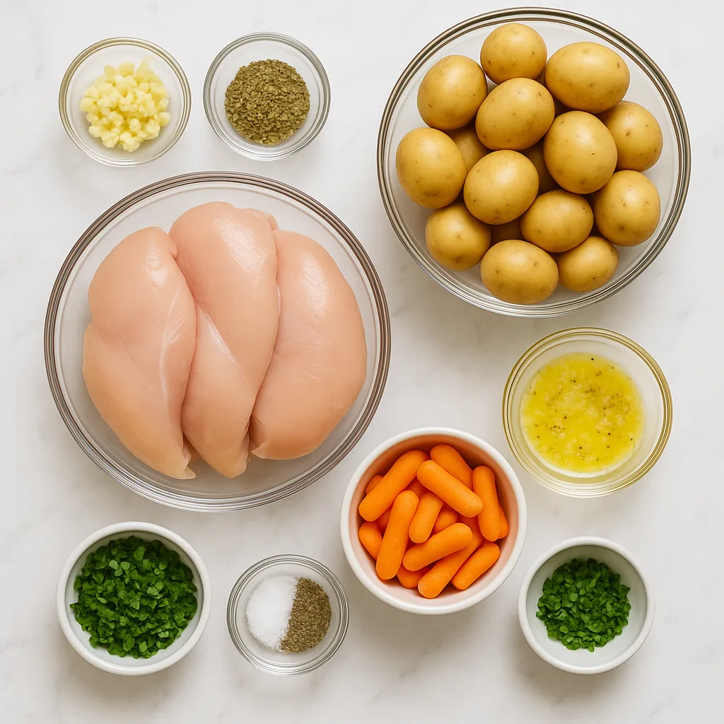 Crockpot Chicken and Potatoes – Dump and Go Slow Cooker Dinner