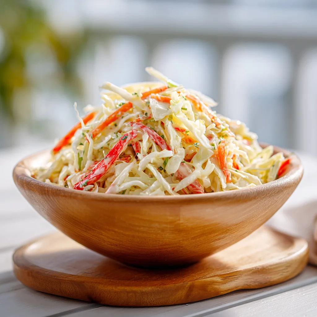 Creamy Coleslaw Picnic Salad for Backyard BBQs and Potluck Recipes