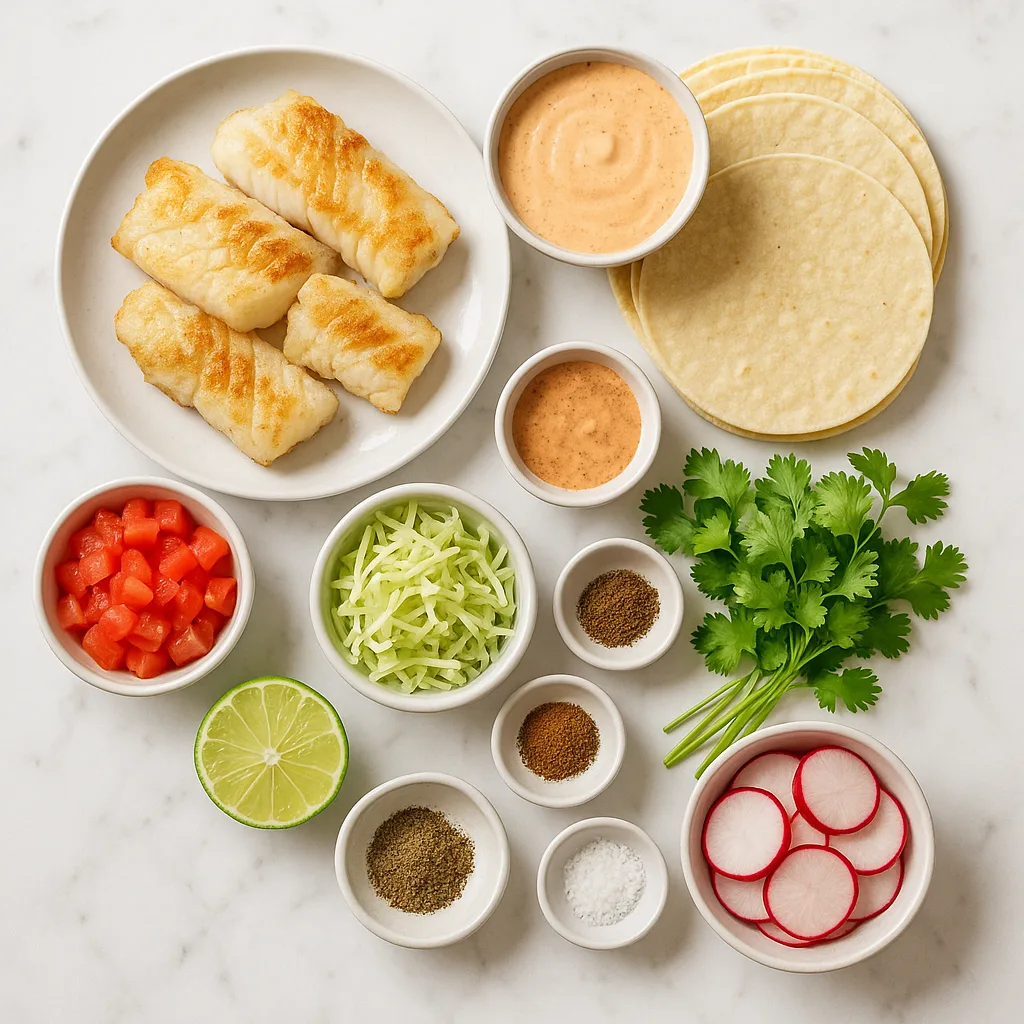 Ultimate Fish Tacos with Creamy Taco Sauce