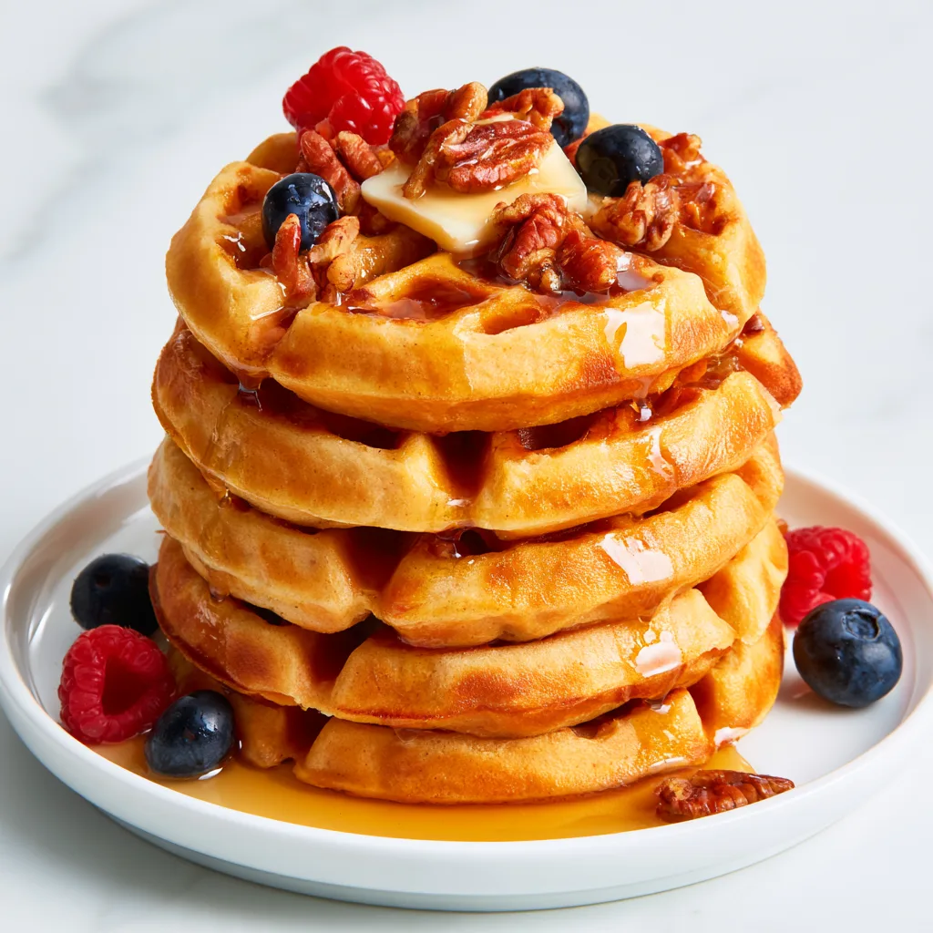 Sweet potato waffles